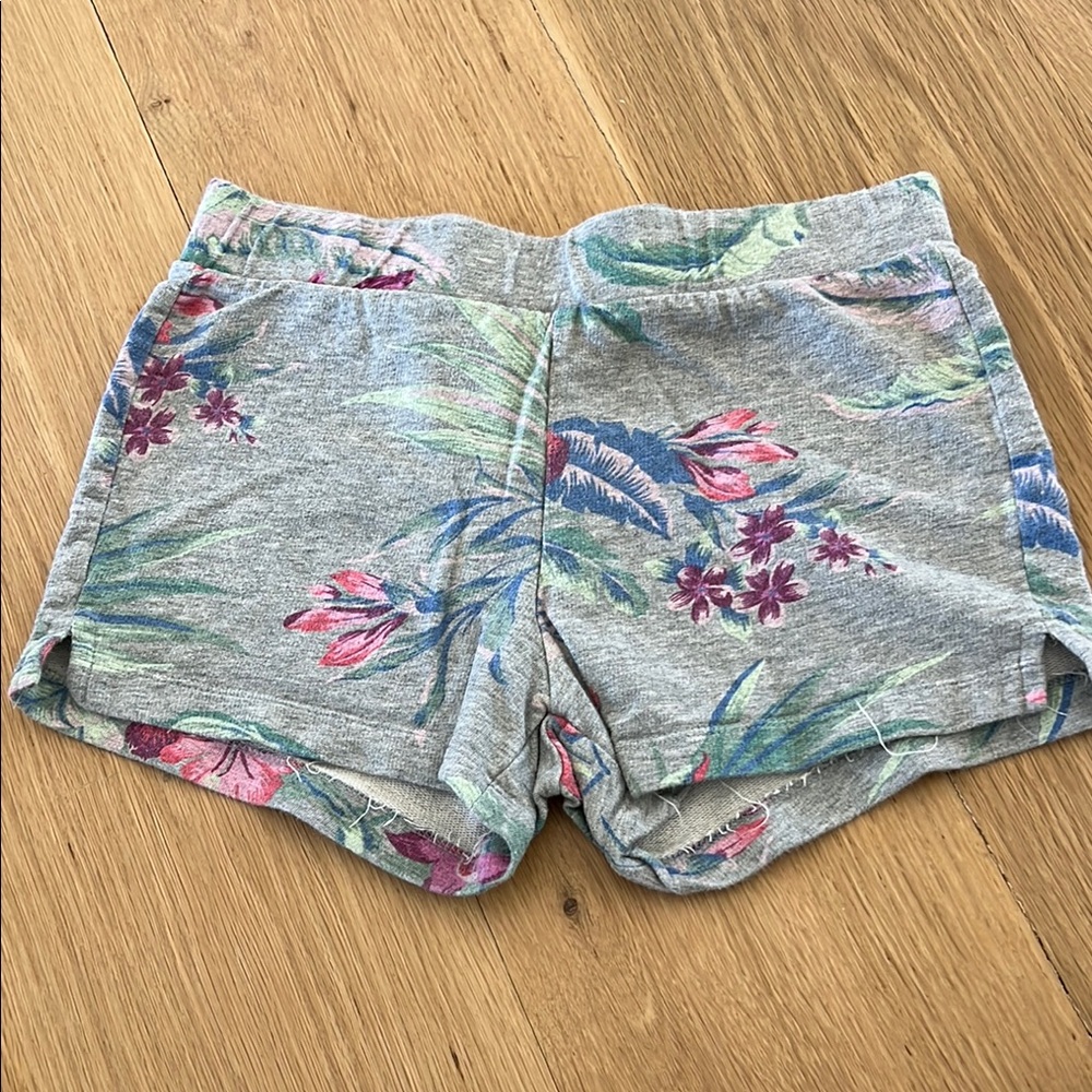 Floral Gray Women's Shorts